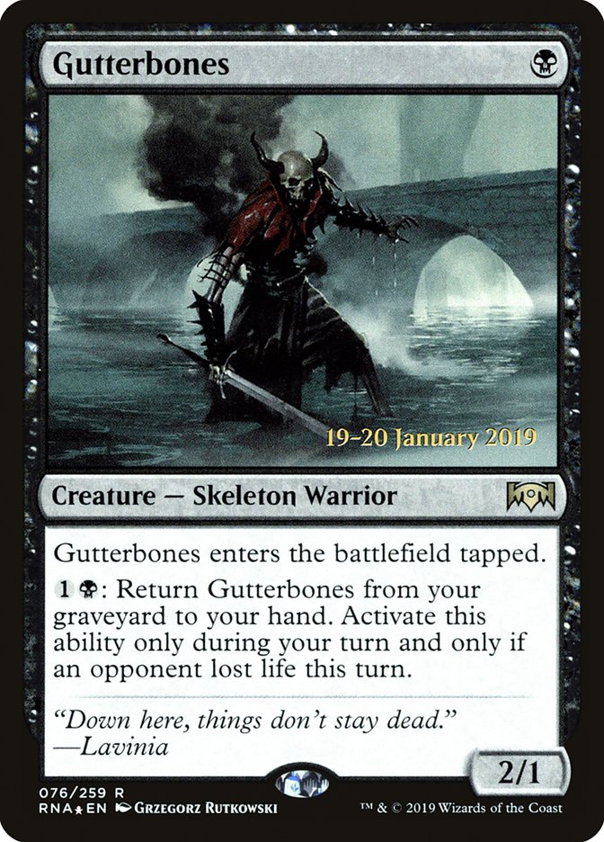 Gutterbones [Ravnica Allegiance Prerelease Promos] | Fandemonia Ltd