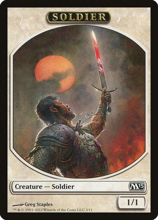 Soldier Token [Magic 2013 Tokens] | Fandemonia Ltd