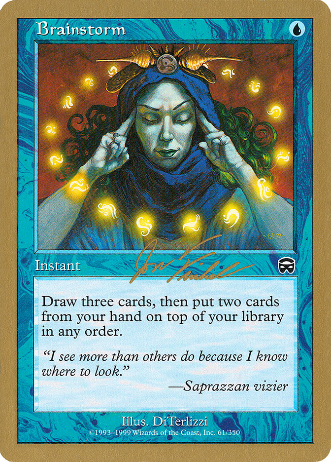 Brainstorm (Jon Finkel) [World Championship Decks 2000] | Fandemonia Ltd