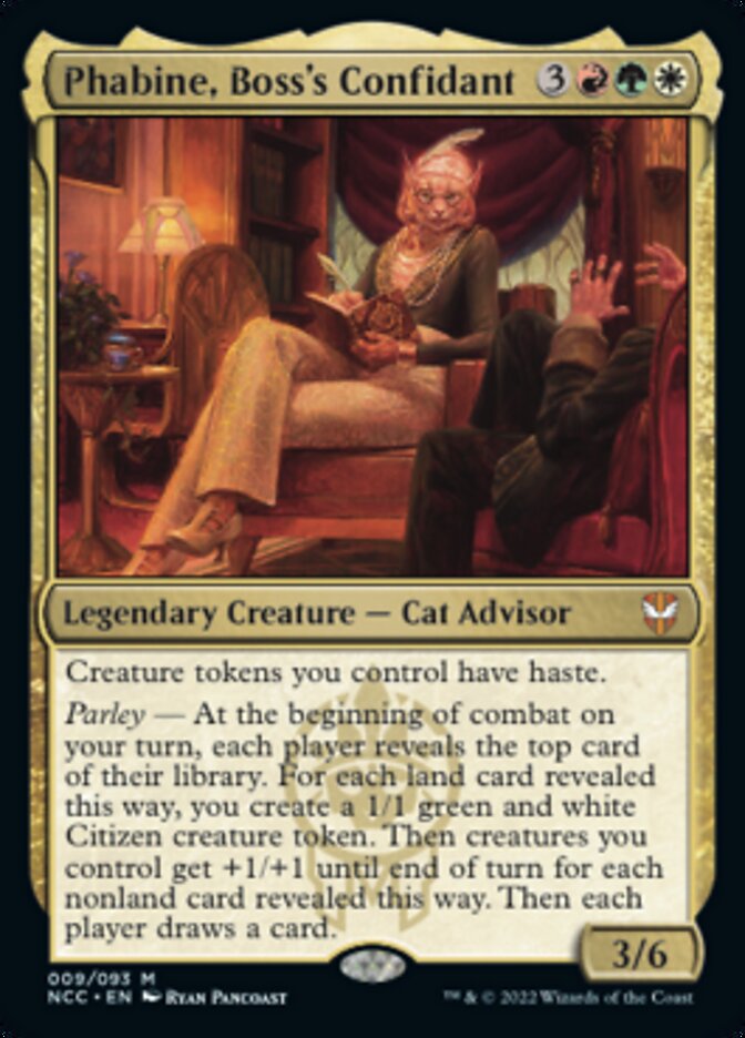 Phabine, Boss's Confidant [Streets of New Capenna Commander] | Fandemonia Ltd