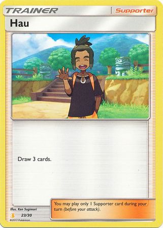 Hau (23/30) [Sun & Moon: Trainer Kit - Alolan Raichu] | Fandemonia Ltd