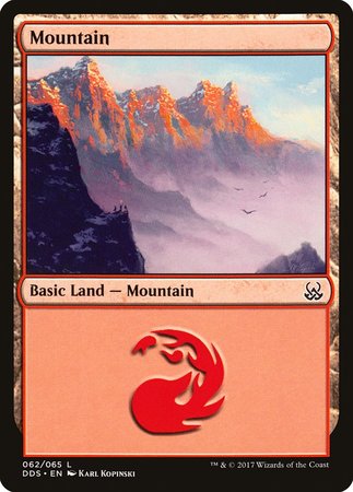 Mountain (62) [Duel Decks: Mind vs. Might] | Fandemonia Ltd