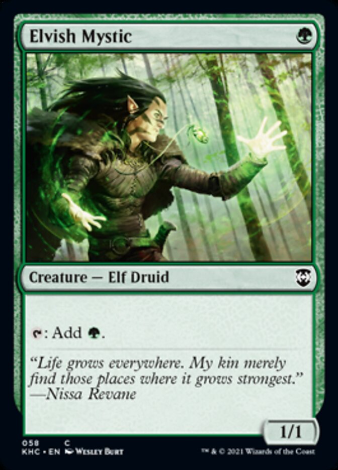 Elvish Mystic [Kaldheim Commander] | Fandemonia Ltd