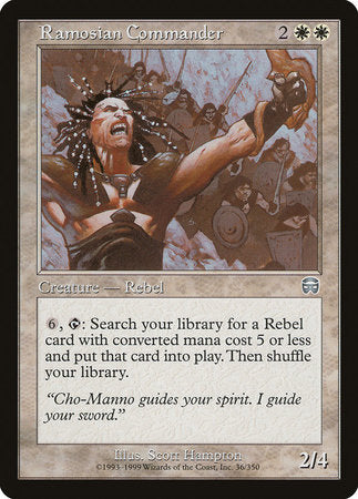 Ramosian Commander [Mercadian Masques] | Fandemonia Ltd