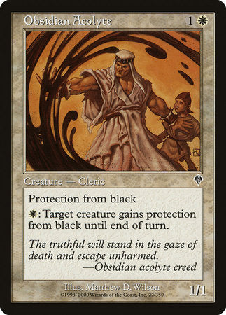 Obsidian Acolyte [Invasion] | Fandemonia Ltd