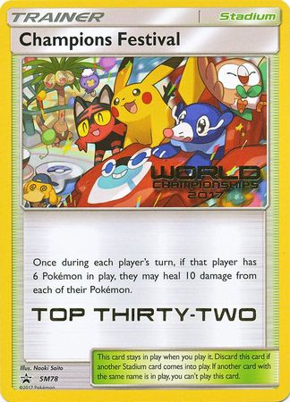 Champions Festival(SM78) (2017 Top Thirty Two) [Sun & Moon: Black Star Promos] | Fandemonia Ltd