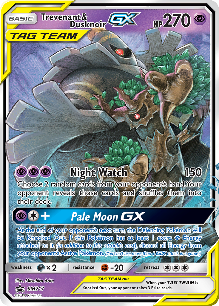 Trevenant & Dusknoir GX (SM217) [Sun & Moon: Black Star Promos] | Fandemonia Ltd