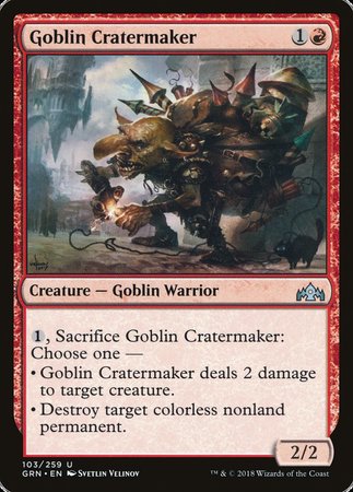 Goblin Cratermaker [Guilds of Ravnica] | Fandemonia Ltd