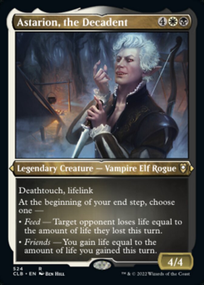 Astarion, the Decadent (Foil Etched) [Commander Legends: Battle for Baldur's Gate] | Fandemonia Ltd