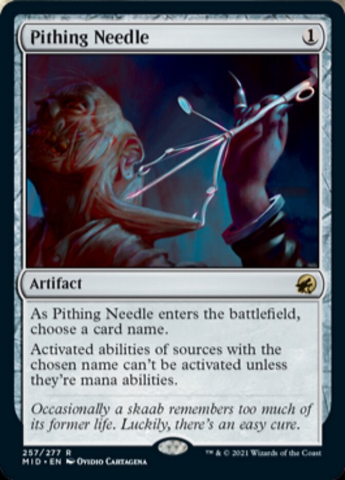 Pithing Needle [Innistrad: Midnight Hunt] | Fandemonia Ltd