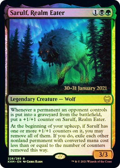 Sarulf, Realm Eater  [Kaldheim Prerelease Promos] | Fandemonia Ltd
