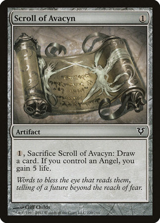 Scroll of Avacyn [Avacyn Restored] | Fandemonia Ltd