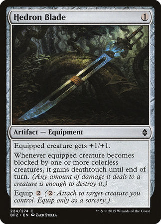 Hedron Blade [Battle for Zendikar] | Fandemonia Ltd