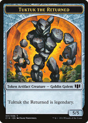 Daretti, Scrap Savant Emblem // Tuktuk the Returned Double-sided Token [Commander 2014 Tokens] | Fandemonia Ltd