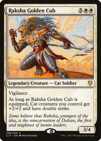 Raksha Golden Cub [Commander 2017] | Fandemonia Ltd