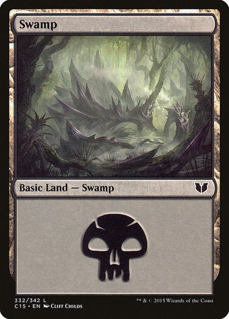 Swamp (332) [Commander 2015] | Fandemonia Ltd