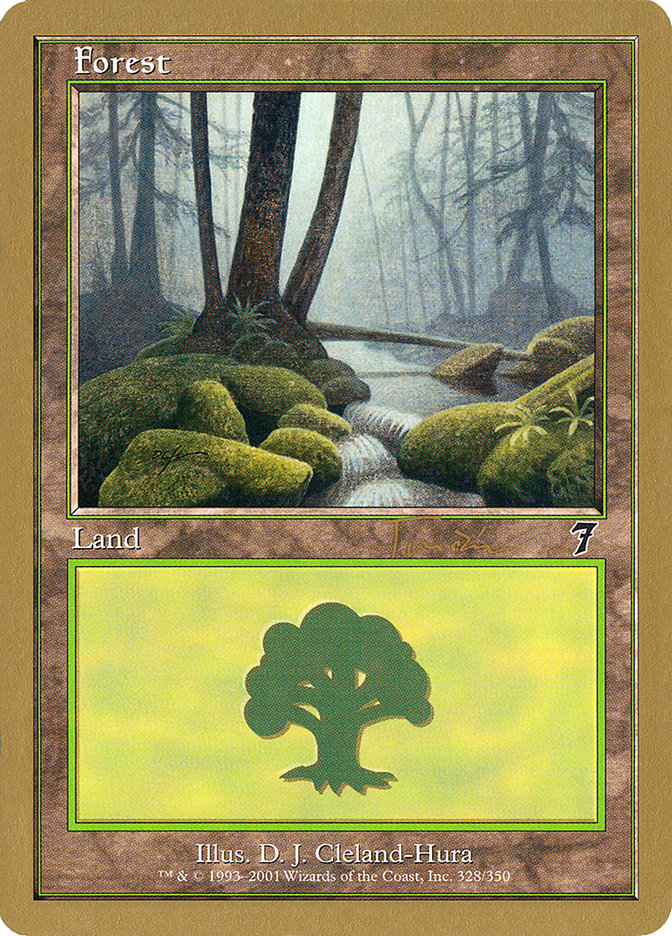 Forest (jt328) (Jan Tomcani) [World Championship Decks 2001] | Fandemonia Ltd