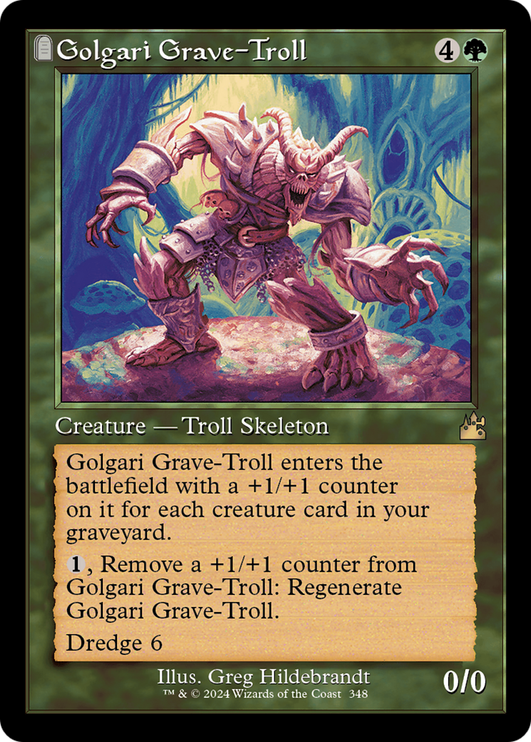 Golgari Grave-Troll (Retro Frame) [Ravnica Remastered] | Fandemonia Ltd