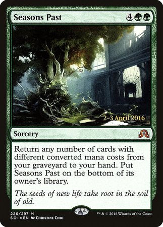 Seasons Past [Shadows over Innistrad Promos] | Fandemonia Ltd