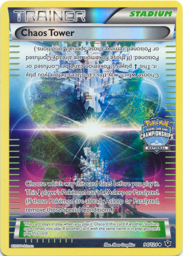 Chaos Tower (94/124) (National Championship Promo) [XY: Fates Collide] | Fandemonia Ltd