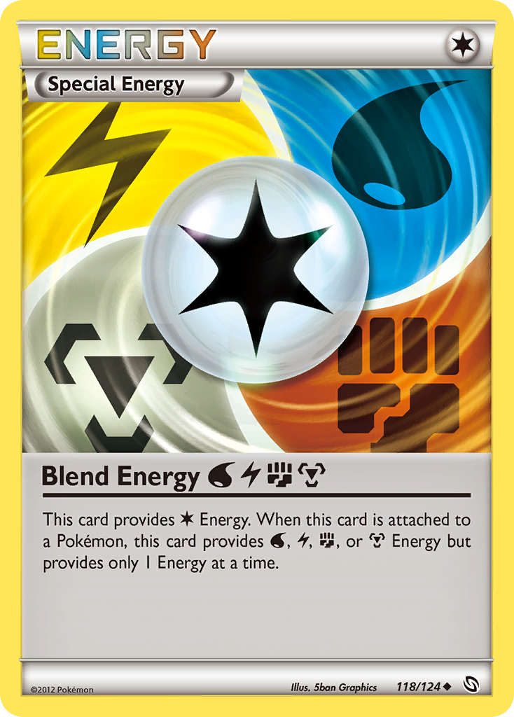 Blend Energy WaterLightningFightingMetal (118/124) [Black & White: Dragons Exalted] | Fandemonia Ltd