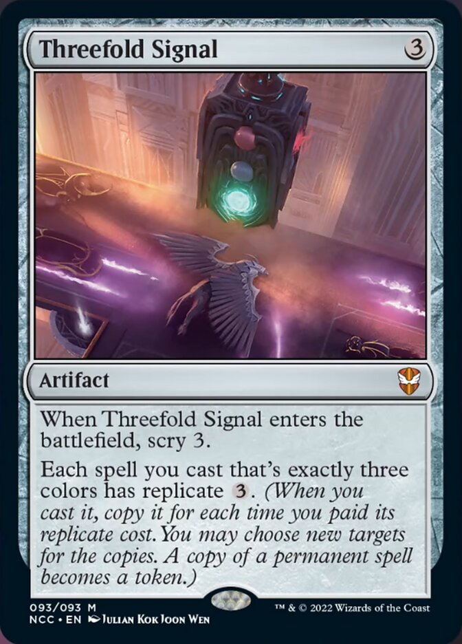 Threefold Signal [Streets of New Capenna Commander] | Fandemonia Ltd