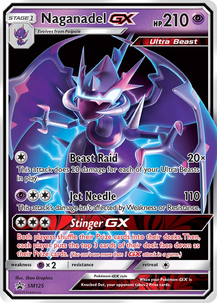 Naganadel GX (SM125) [Sun & Moon: Black Star Promos] | Fandemonia Ltd