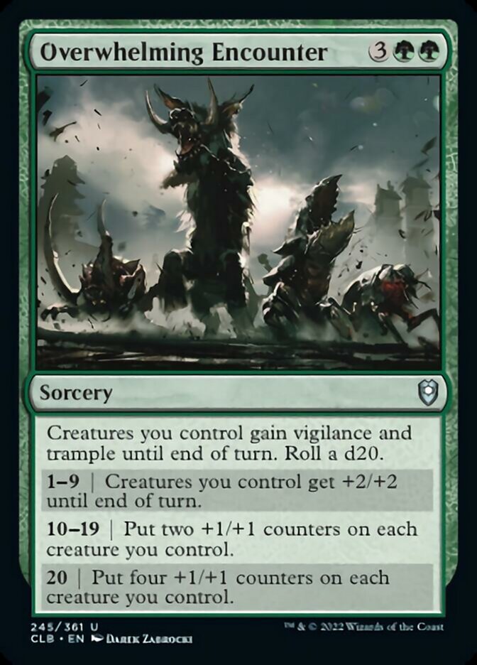 Overwhelming Encounter [Commander Legends: Battle for Baldur's Gate] | Fandemonia Ltd