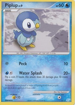 Piplup (5/12) [Diamond & Pearl: Trainer Kit - Manaphy] | Fandemonia Ltd