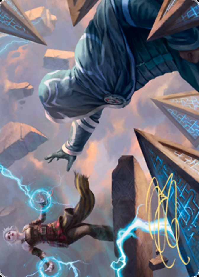 Nahiri's Binding // Nahiri's Binding Art Card [Zendikar Rising Art Series] | Fandemonia Ltd