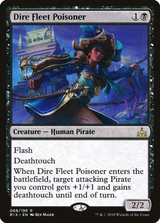 Dire Fleet Poisoner [Rivals of Ixalan] | Fandemonia Ltd