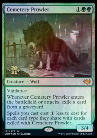 Cemetery Prowler [Innistrad: Crimson Vow Prerelease Promos] | Fandemonia Ltd