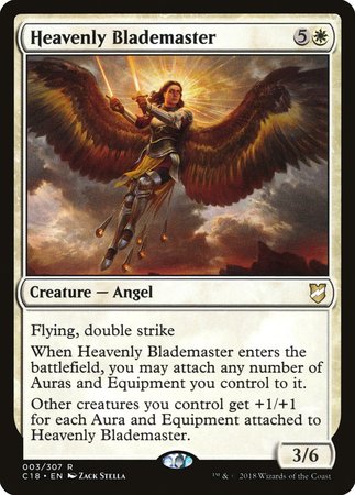 Heavenly Blademaster [Commander 2018] | Fandemonia Ltd