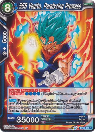 SSB Vegito, Paralyzing Prowess [BT10-045] | Fandemonia Ltd