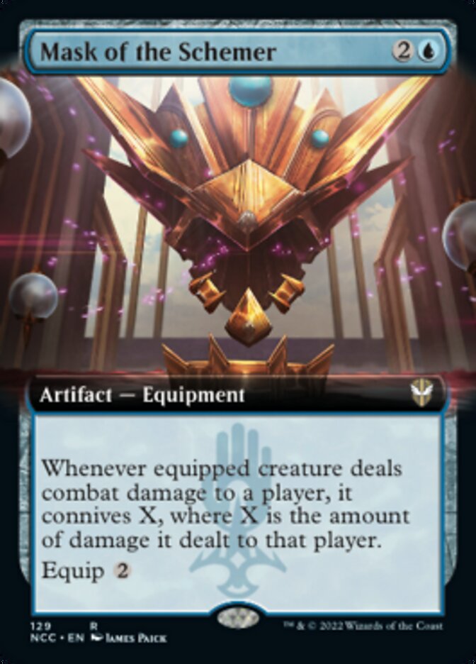 Mask of the Schemer (Extended Art) [Streets of New Capenna Commander] | Fandemonia Ltd