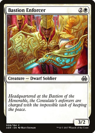 Bastion Enforcer [Aether Revolt] | Fandemonia Ltd