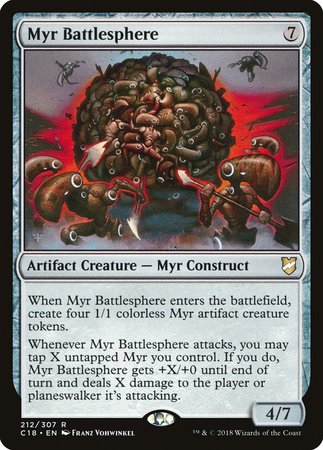 Myr Battlesphere [Commander 2018] | Fandemonia Ltd
