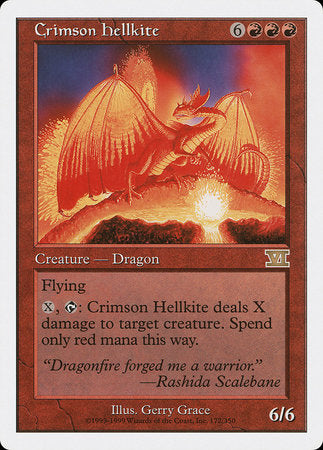 Crimson Hellkite [Classic Sixth Edition] | Fandemonia Ltd