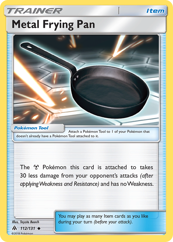 Metal Frying Pan (112/131) [Sun & Moon: Forbidden Light] | Fandemonia Ltd