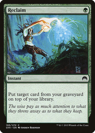Reclaim [Magic Origins] | Fandemonia Ltd