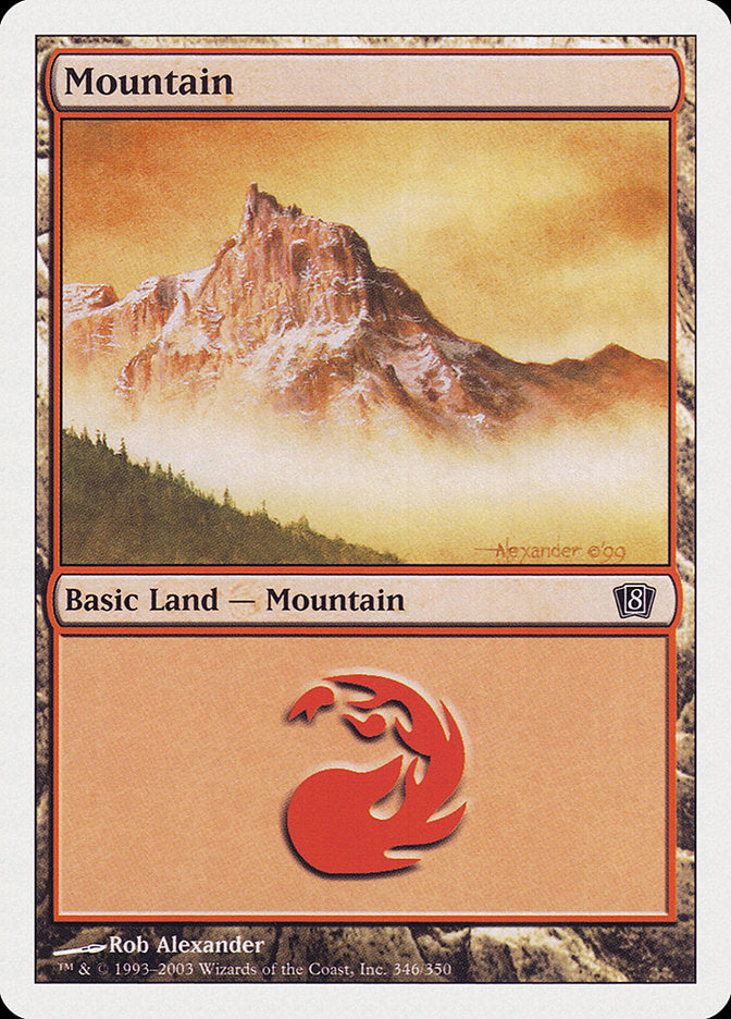 Mountain (346) [Eighth Edition] | Fandemonia Ltd