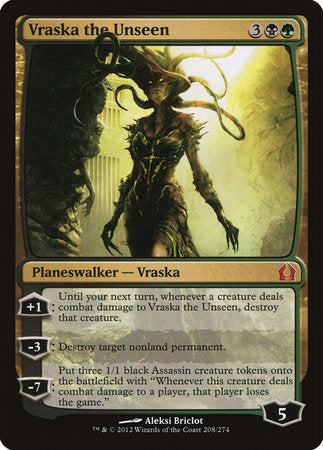 Vraska the Unseen [Return to Ravnica] | Fandemonia Ltd