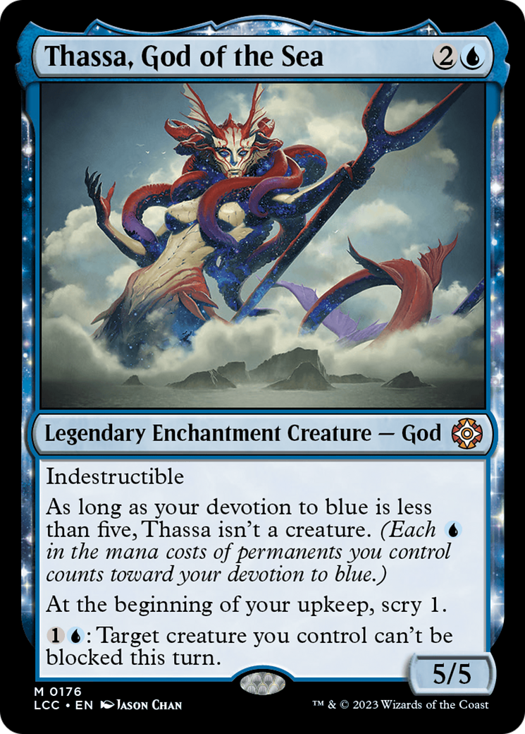 Thassa, God of the Sea [The Lost Caverns of Ixalan Commander] | Fandemonia Ltd