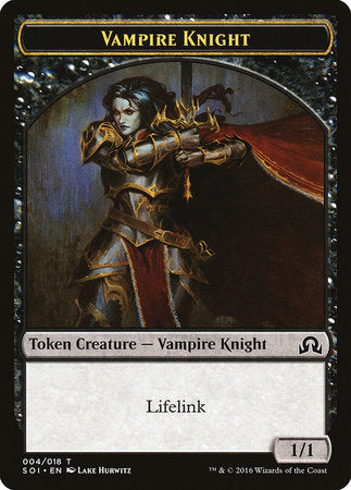 Vampire Knight Token [Shadows over Innistrad Tokens] | Fandemonia Ltd