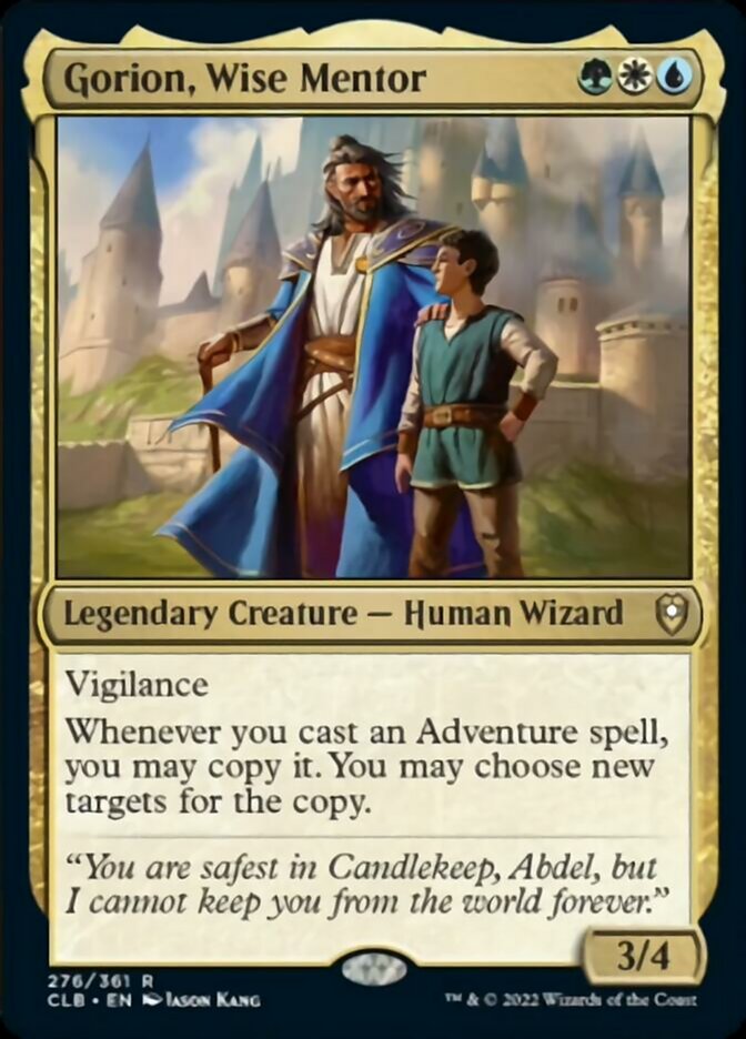 Gorion, Wise Mentor [Commander Legends: Battle for Baldur's Gate] | Fandemonia Ltd
