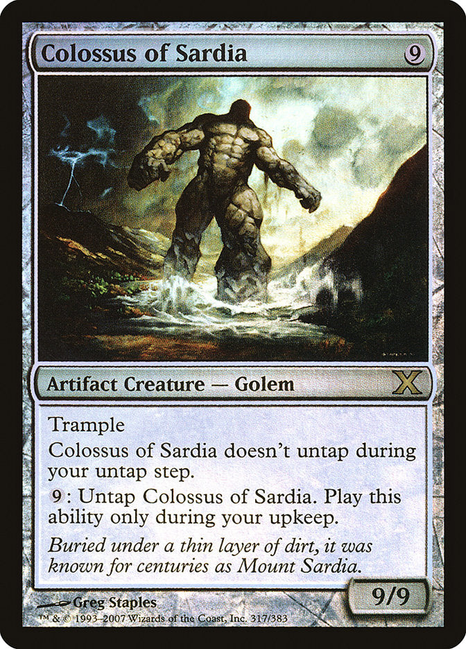 Colossus of Sardia (Premium Foil) [Tenth Edition] | Fandemonia Ltd