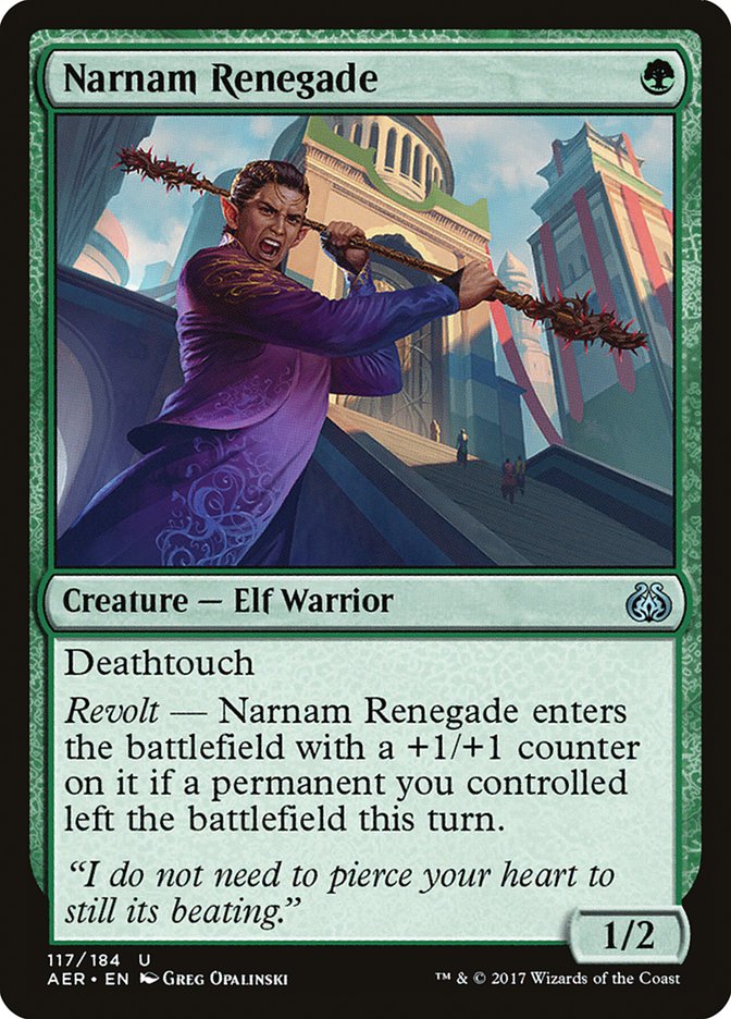 Narnam Renegade [Aether Revolt] | Fandemonia Ltd