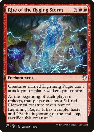 Rite of the Raging Storm [Commander Anthology Volume II] | Fandemonia Ltd