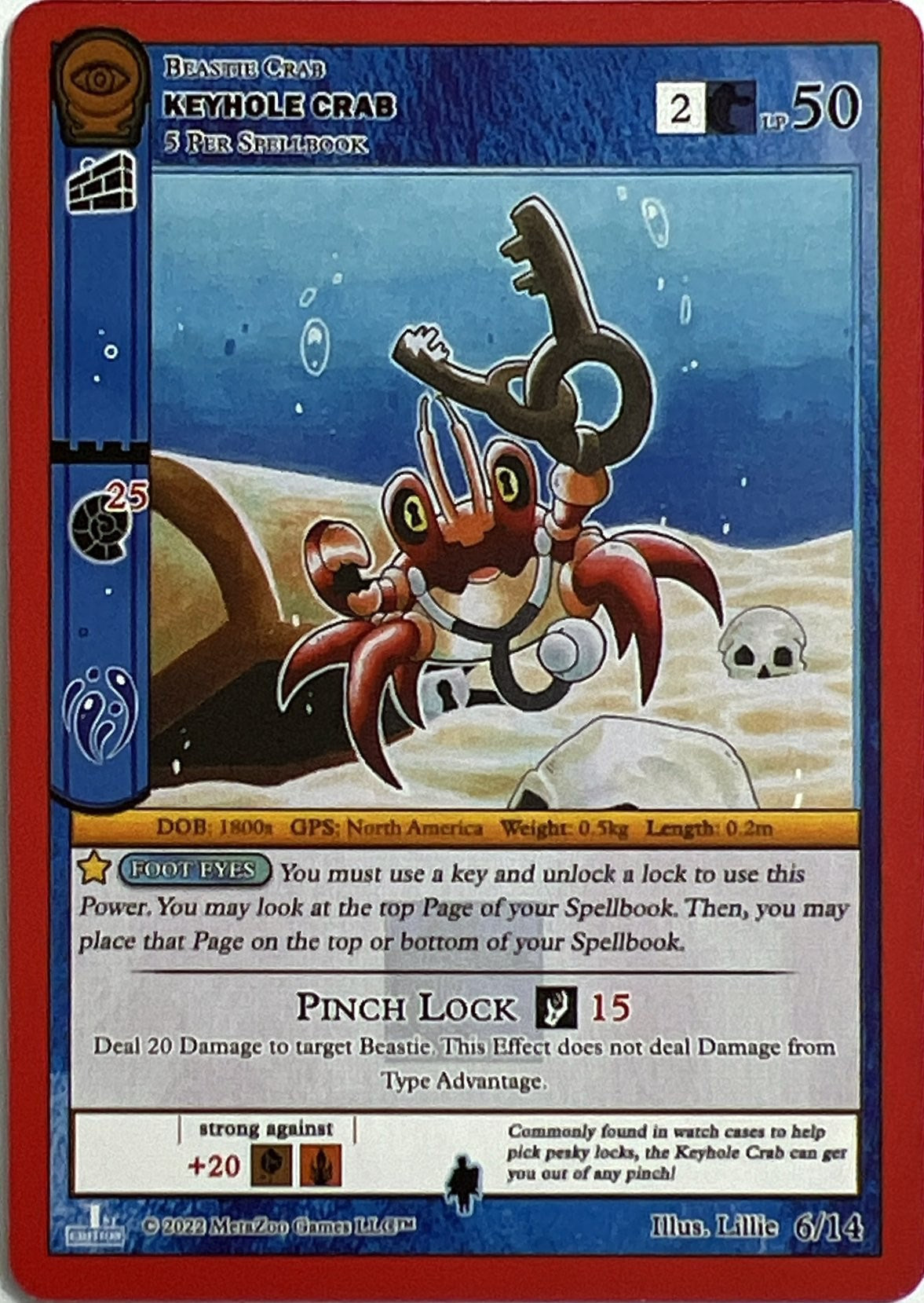 Keyhole Crab [Seance: First Edition Release Event Deck] | Fandemonia Ltd