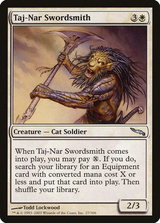 Taj-Nar Swordsmith [Mirrodin] | Fandemonia Ltd